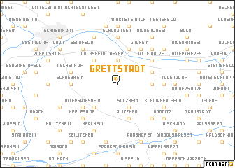 map of Grettstadt