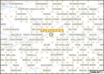 map of Greuneries