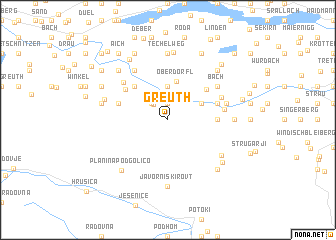 map of Greuth