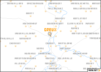 map of Greux