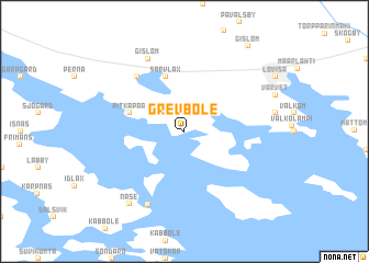 map of Grevböle