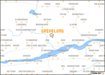 map of Grevelund