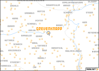 map of Grevenknapp