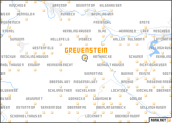 map of Grevenstein