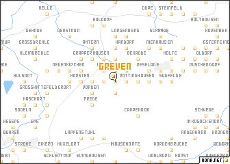 map of Greven