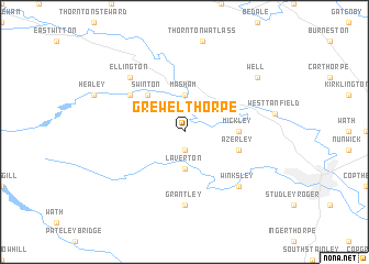 map of Grewelthorpe