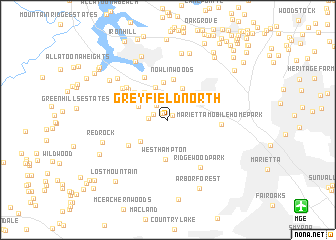 map of Greyfield North