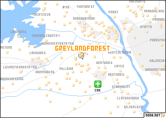 map of Greyland Forest