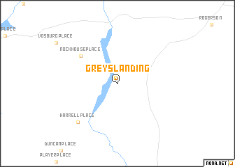 map of Greys Landing