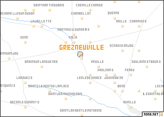 map of Grez-Neuville