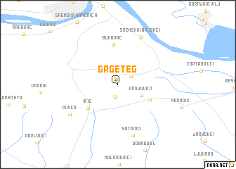 map of Grgeteg