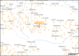 map of Grgići