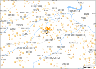 map of Grgići