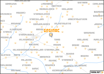 map of Grginac