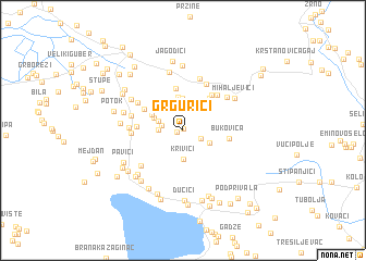 map of Grgurići