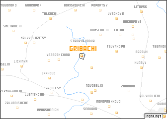 map of Gribachi