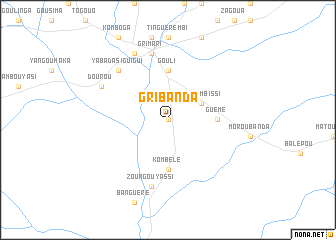 map of Gribanda