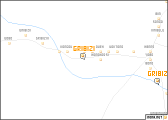 map of Gribizi
