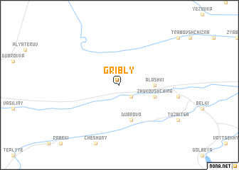 map of Gribly