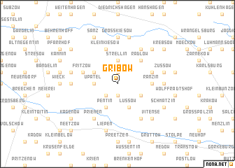 map of Gribow
