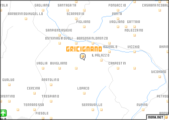 map of Gricignano