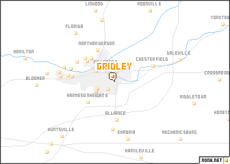 map of Gridley