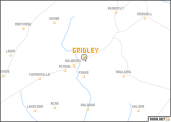 map of Gridley
