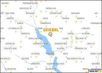 map of Griébal