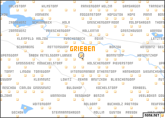 map of Grieben