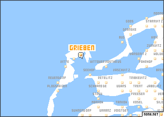 map of Grieben