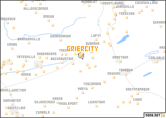 map of Grier City