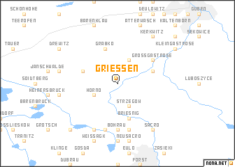 map of Grießen