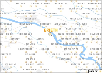 map of Grieth