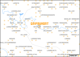 map of Grifaumont