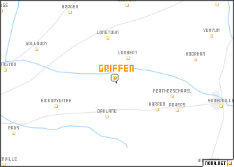 map of Griffen