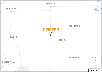 map of Griffen