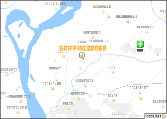 map of Griffin Corner