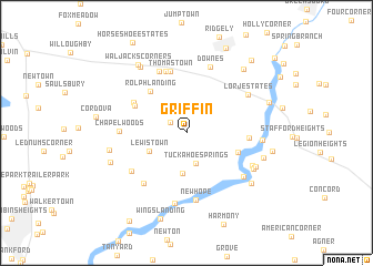 map of Griffin