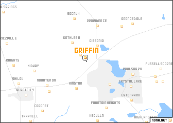 map of Griffin