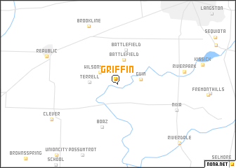 map of Griffin