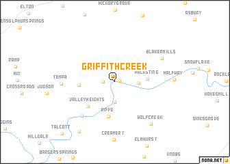 map of Griffith Creek