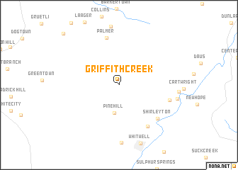 map of Griffith Creek