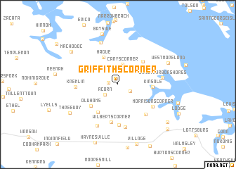 map of Griffiths Corner