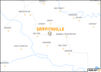 map of Griffithville