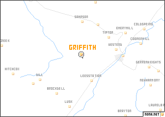 map of Griffith