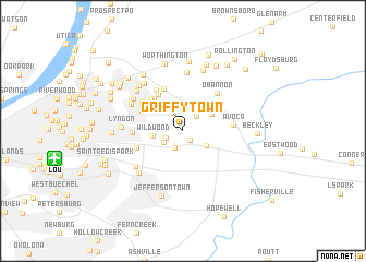 map of Griffytown