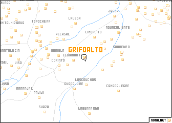 map of Grifo Alto