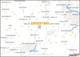 map of Griggstown