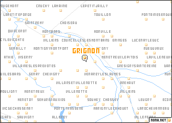 map of Grignon