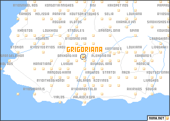 map of Grigorianá